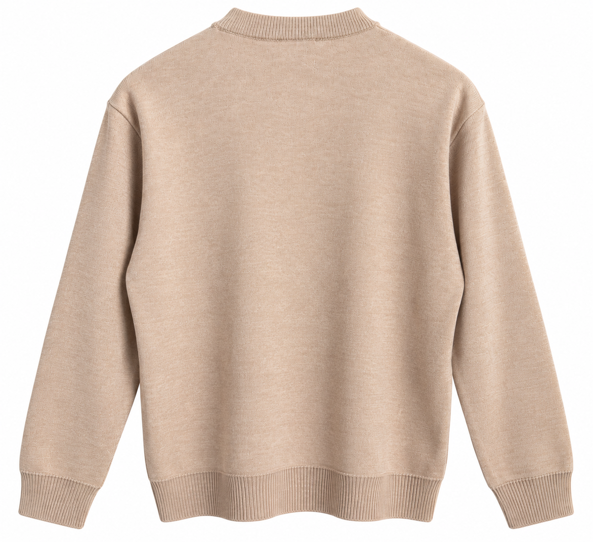DAY & AGE Premium Color-Block Knit Sweater – Beige & Brown