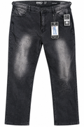 Banned Bottoms Stanley Straight Fit Skull Jeans – Midrise Black