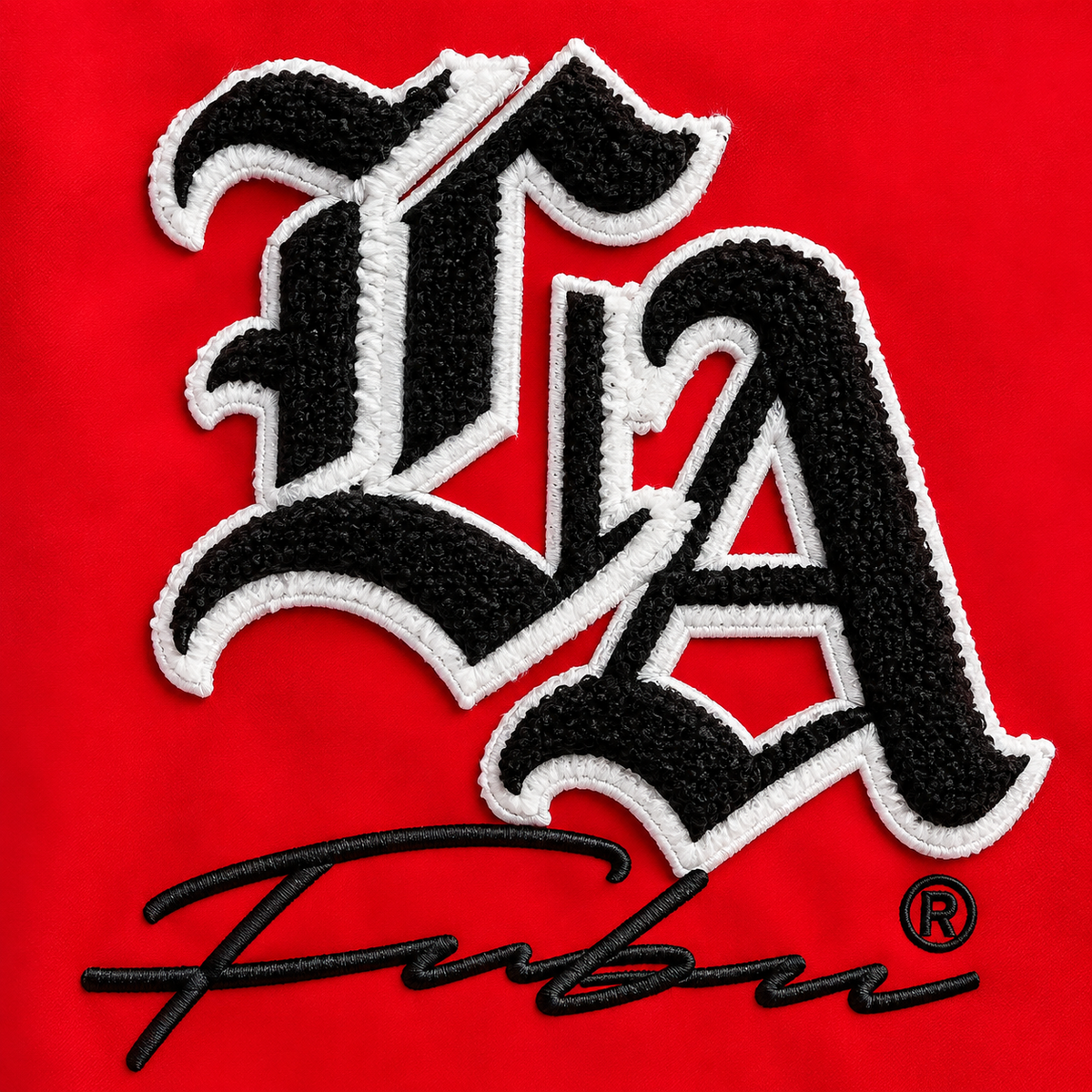 FUBU Los Angeles Iconic Track Jacket – Red