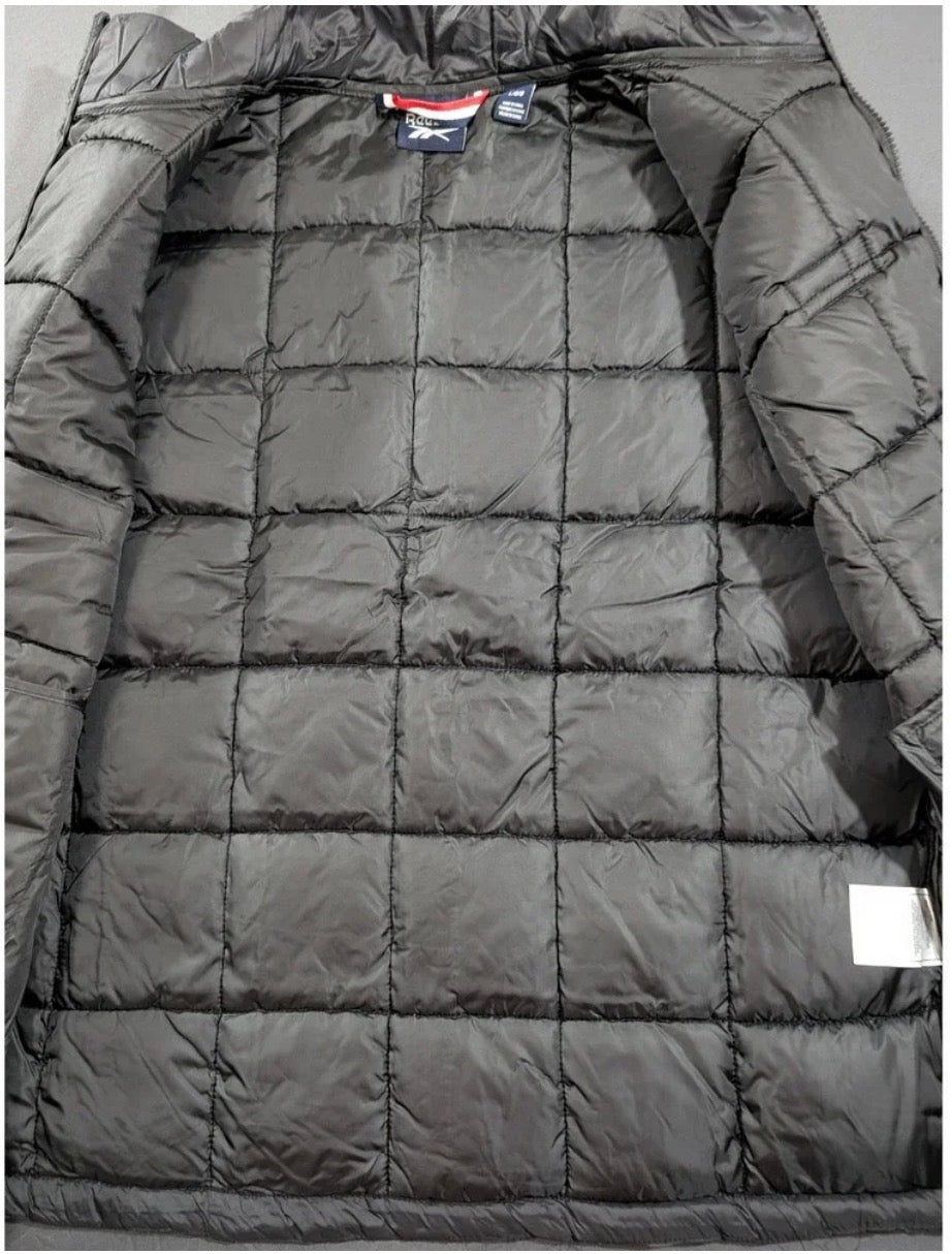 Reebok Quilted Puffer Vest – Black