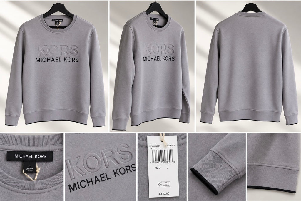 Michael Kors gray/concrete sweatshirt: