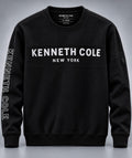 Kenneth Cole New York Logo Crewneck Sweatshirt – Black