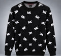 Michael Kors Allover MK Logo Crewneck Sweater – Black