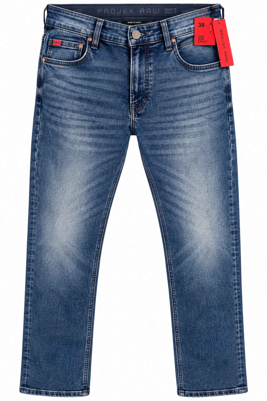 PROJEK RAW Nikko Slim Jeans – Blue Blast