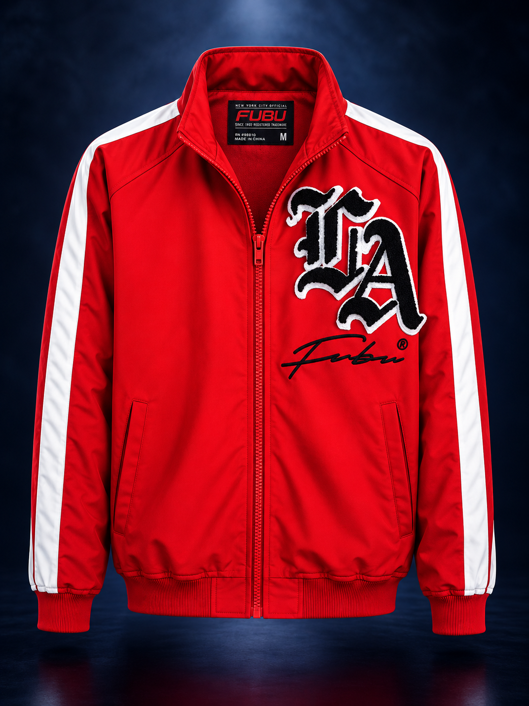 FUBU Los Angeles Iconic Track Jacket – Red