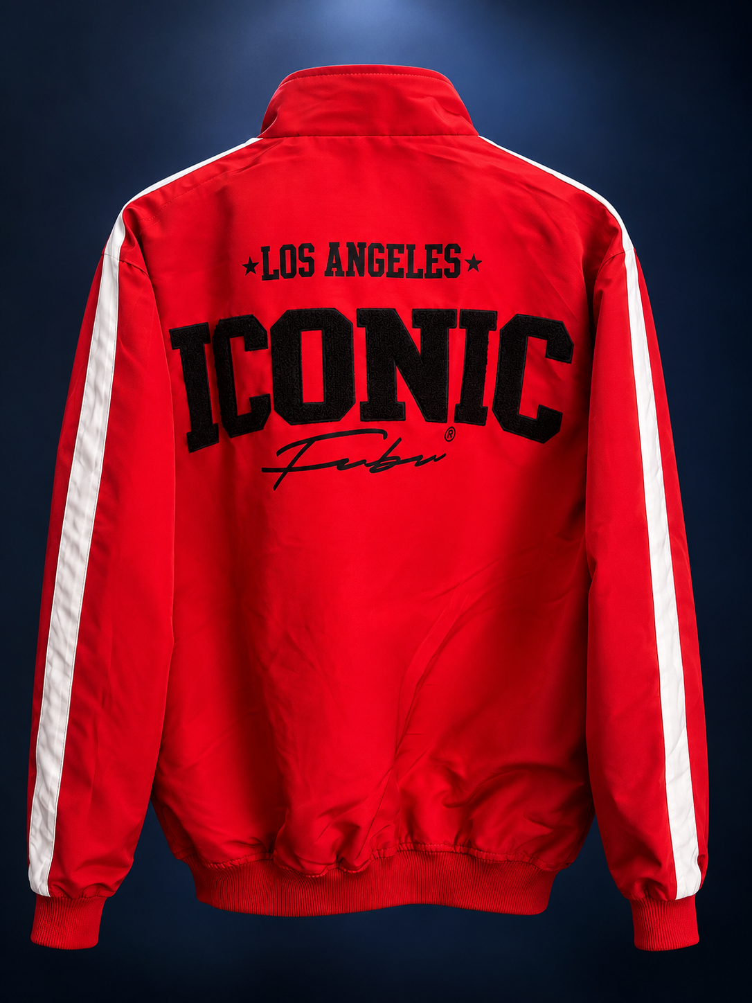 FUBU Los Angeles Iconic Track Jacket – Red